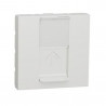  Prise RJ 45 simple catégorie 6 FTP 2 modules blanc UNICA SCHNEIDER ELECTRIC - Sanifer Tamatave