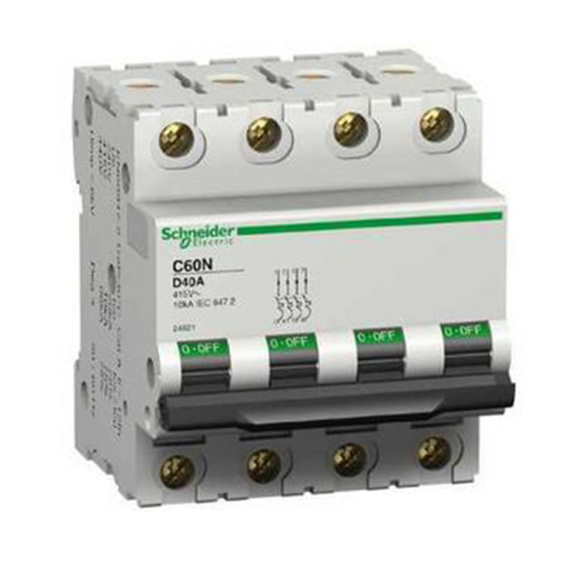  Disjoncteur C60N 4P 10A courbe D SCHNEIDER ELECTRIC - Sanifer Tamatave