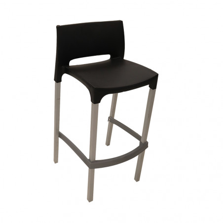 Tabouret de bar Pippa noir CONTOUR HOUSEWARES - Sanifer Tamatave