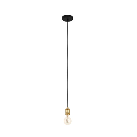  Suspension noir/brun sans ampoule YORTH   E27 40W H1500 EGLO - Sanifer Tamatave