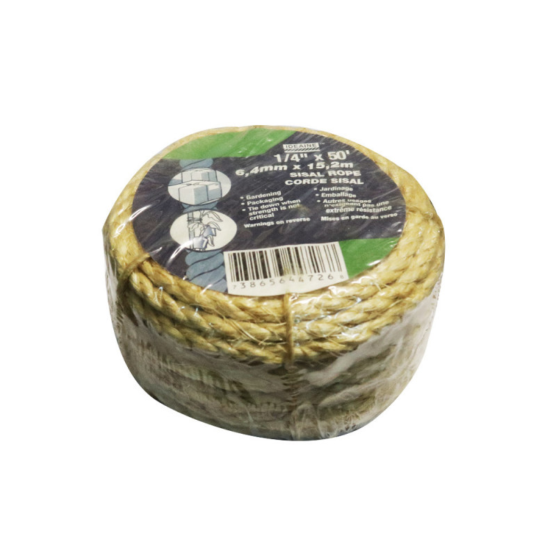  Corde sisal 15mx6.4mm MMD NO NAME - Sanifer Tamatave