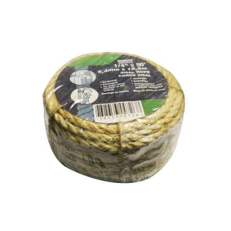  Corde sisal 15mx6.4mm MMD NO NAME - Sanifer Tamatave