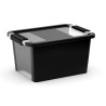  Boîte kis en plastique noir l 36 5 x p 25 8 x h 19 cm  - Sanifer Tamatave