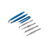  Lot de 7 pinces brucelles non isolée 856529 Dexter DEXTER - Sanifer Tamatave