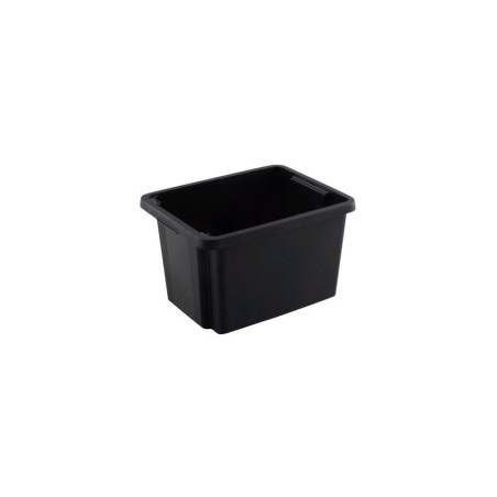  Boite de rangement empilable superposable 26 l noir  - Sanifer Tamatave