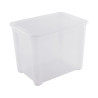Bac de rangement polypropylène 65 l transparent  - Sanifer Tamatave