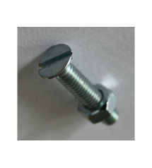  Lot de 4 boulons tête fraisée acier zingué l.30 x diamètre 8 mm  Standers STANDERS - Sanifer Tamatave