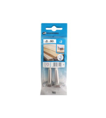  Lot de 2 tirefond inox tãªte 6 pans diamètre 8 mm x l.80 mm Standers STANDERS - Sanifer Tamatave