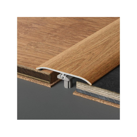  Barre de seuil à fixer avec cheville invisible à coller effet bois 830x37mm  - Sanifer Tamatave