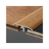  Barre de seuil à fixer avec cheville invisible à coller effet bois 830x37mm  - Sanifer Tamatave