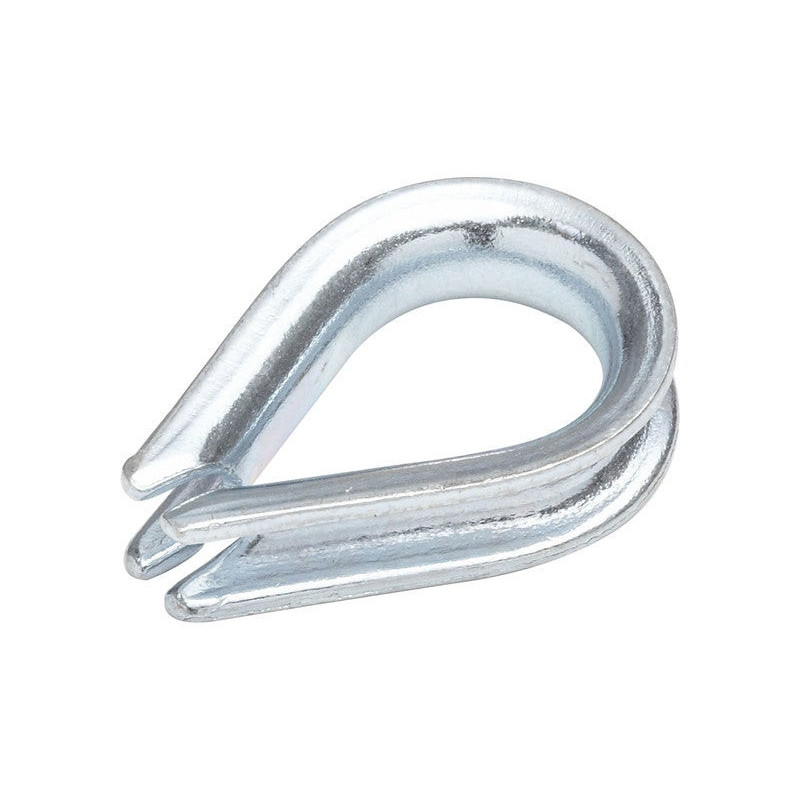  Lot de 2 cosses coeur acier zingué diamètre 4 x l.170 x l.2 Standers STANDERS - Sanifer Tamatave