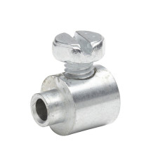 Lot de 4 serre-cã¢bles acier zingué diamètre 3.5 x l.12.4 x l.10 mm Standers  - Sanifer Tamatave