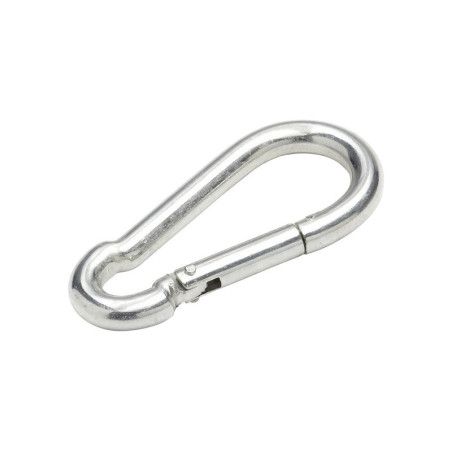  Mousqueton acier zingué l.80 x l.8 x ep.8 mm Standers  - Sanifer Tamatave